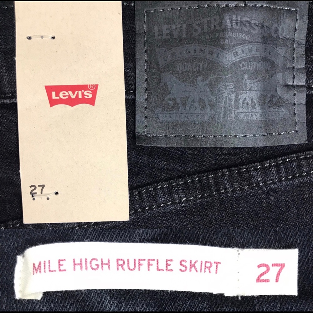 LEVI’S Mile High Ruffle Skirt - Picture 6 of 8